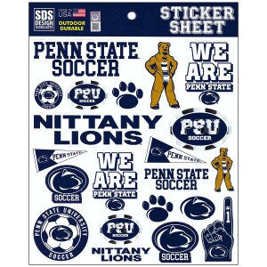 sticker sheet Penn State Soccer